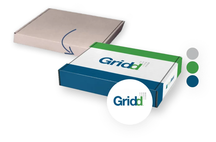 Gridd branded box